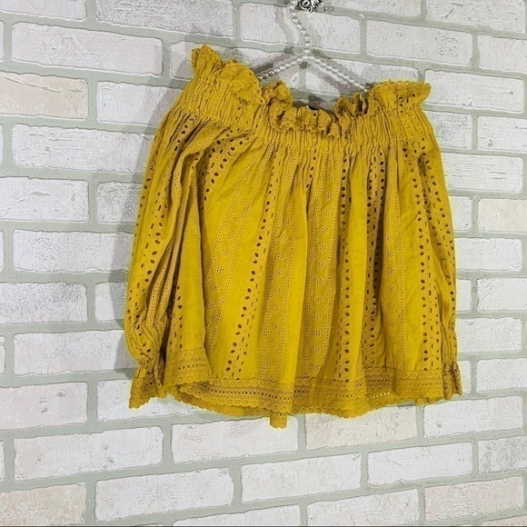 Revolve Endless Rose Embroidered Bardot Top - Picture 10 of 10